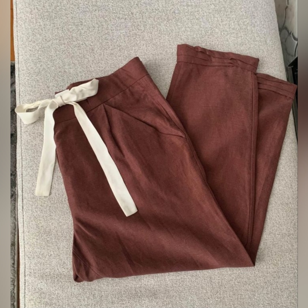 Aritzia Wilfred Linen Pants